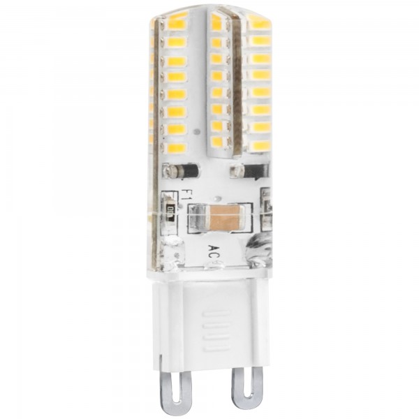 Bomb.led silicona g9 3w. 230v. neutra (caja de 10 unidades)