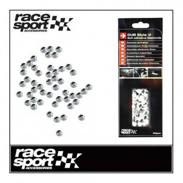 Blister 50 unidades "diamantes dub" 8mm diámetro