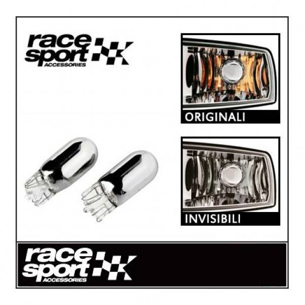 Bombilla "invisible" wedge 12v t10 5w.