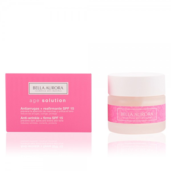 Bella aurora age solution anti-arrugas+reafirmante spf15 50ml