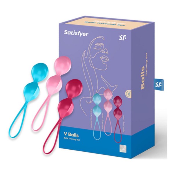 Satisfyer v balls ejercitador suelo pelvico 3un