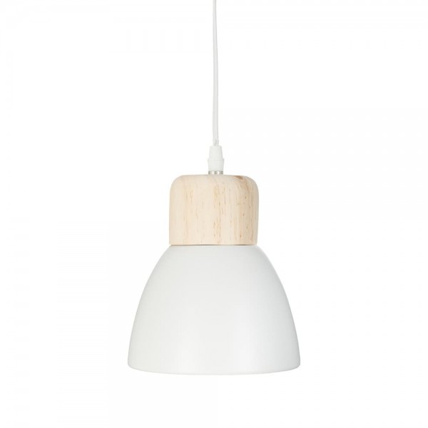 Lámpara de techo blanco e14 19 x 15 cm bombilla no incluida