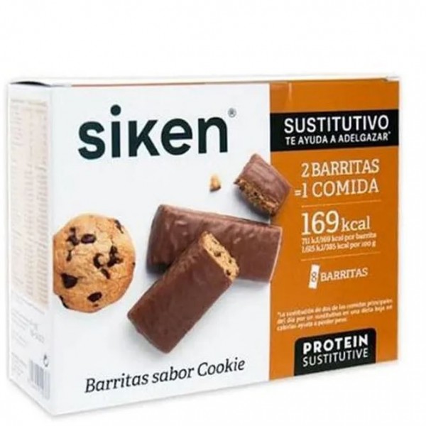 Siken Proteinafibra Barritas Cookie 8 Uds