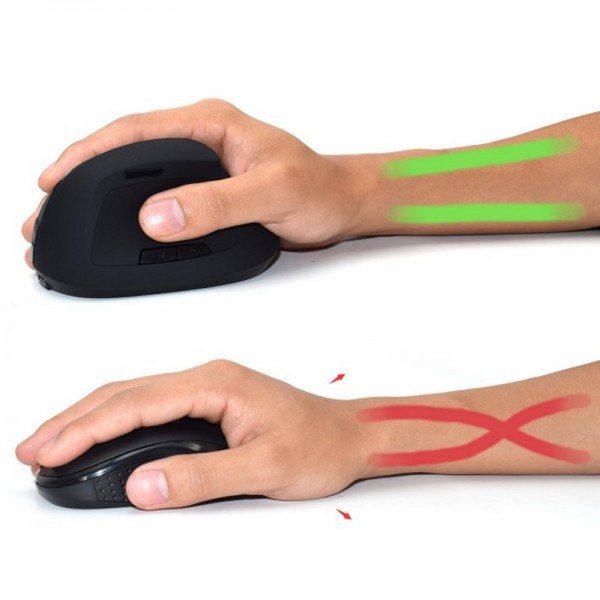 Ewent ew3158 ratón wireless vertical 1600 dpi