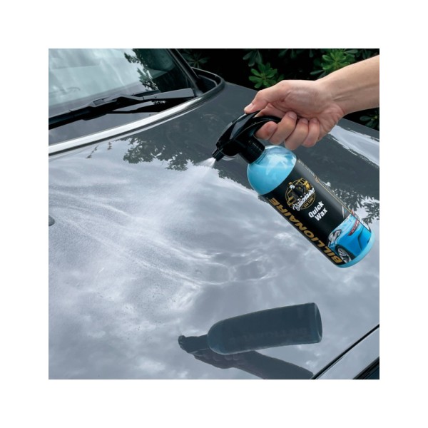 Billionaire Quick Wax Cera Rápida Enriquecida con Carnauba Protege y Abrillanta tu Vehículo Aroma Floral 750ml
