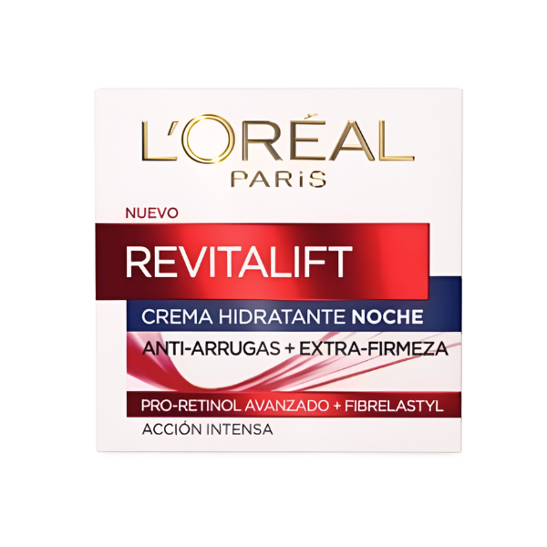 L'oreal paris revitalift crema hidratante noche acción intensa 50 ml