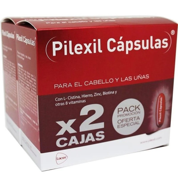 Pilexil Cápsulas Cabello y Uñas Duplo 100 + 100 