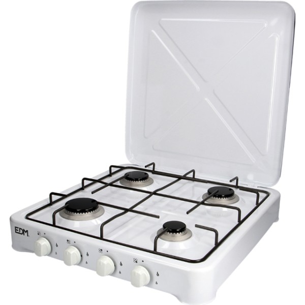 Cocina de gas esmaltada 4 fuegos