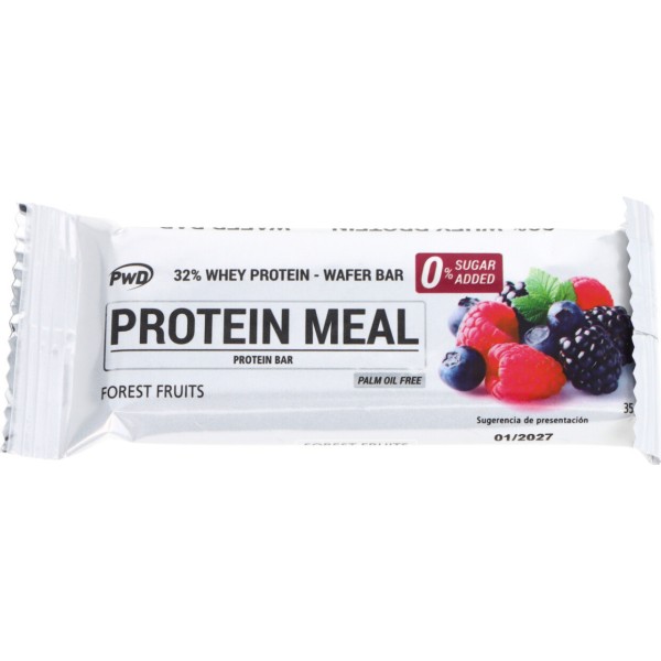 Pwd Protein Meal 1 Unidad 35 g Sabor Frutas Del Bosque