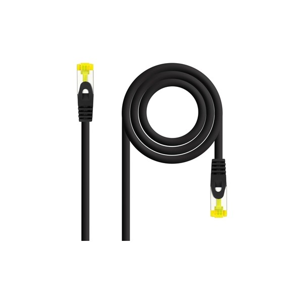 Nanocable latiguillo lszh cat.6a sftp 25cm negro