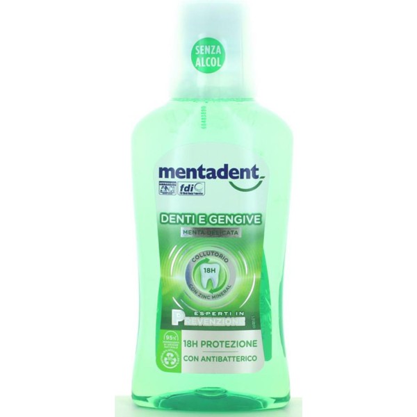 Mentadent menta colutorio sin alcohol 300ml