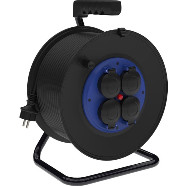 Alargo enrollable ip44 25mt.3x1,5mm.