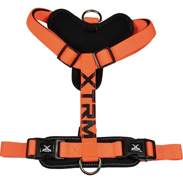 Arnés x-trm cronos neon flash naranja, t-m 20 mm x 46-75 cm