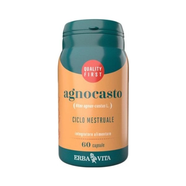 Erba vita agnocasto capsulas alimenticias ciclo menstrual 60un