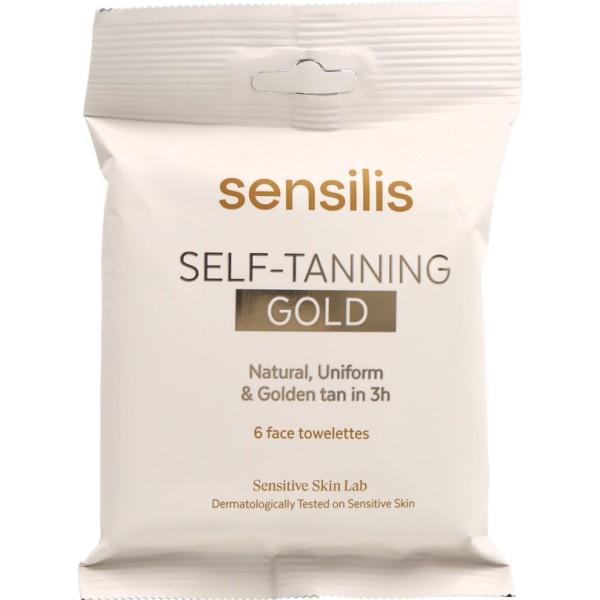 Sensilis Self Tanning Gold Toallitas Autobronceadoras 6 Unidades