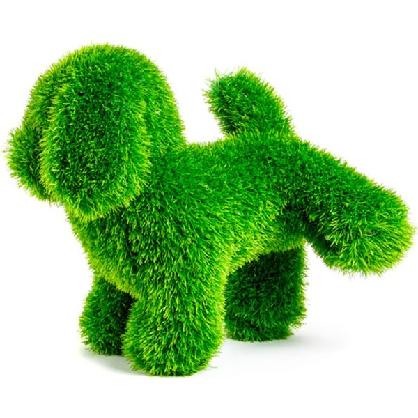 Figura de césped, perro patita, 24 x 35 x 35 cm